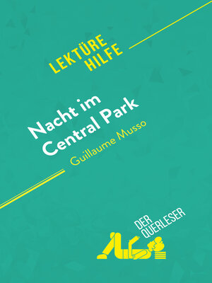 cover image of Nacht im Central Park von Guillaume Musso (Lektürehilfe)